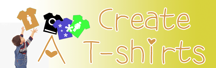 「CREATE A T-SHIRTS」　　TOP画像